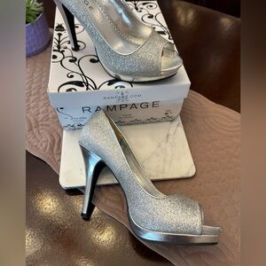 Rampage Gracee Platform Peeptoe Pump 8-1/2